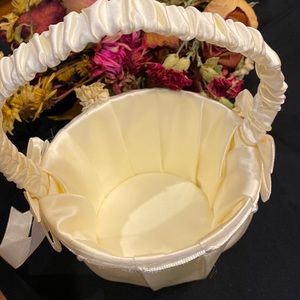 Beautiful flower girl basket